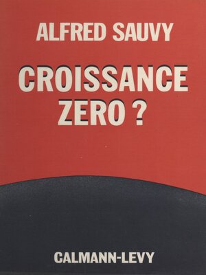 cover image of Croissance zéro ?